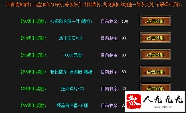 传奇私服升级奖励：激励玩家获取高级装备的方式